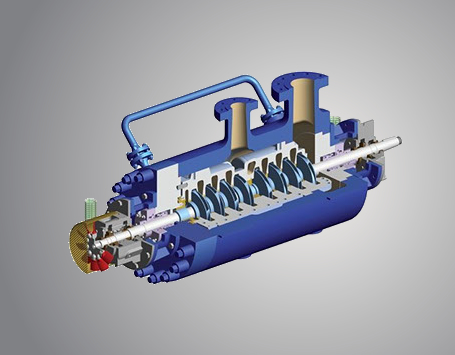 CUP-VS1- Multi-stage, API, vertical diffuser / turbine single case pump (VS1)