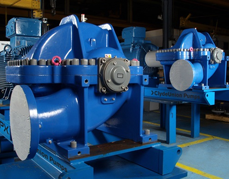 Duoglide Two stage, axially split, casing pump
